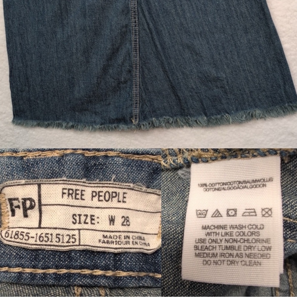 Free People Vintage Rare Find The Original Extreme Wide Leg
Flare Jeans - Picture 15 of 15